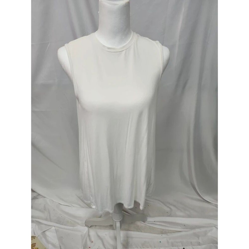Wynne Layers solid white top dressy or casual